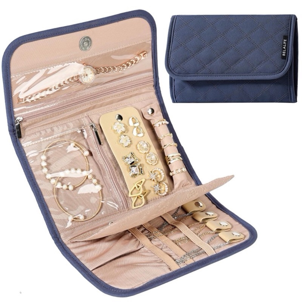 BELALIFE Travel Jewelry Organizer Case